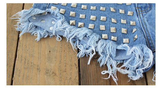 Shorts Denim Cintura Alta - Image 36
