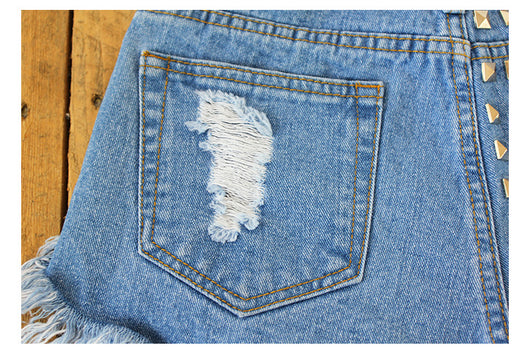 Shorts Denim Cintura Alta - Image 37
