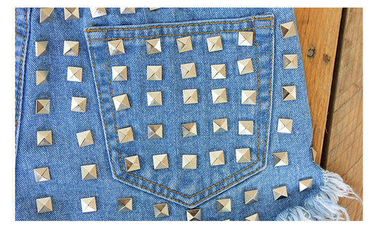 Shorts Denim Cintura Alta - Image 38