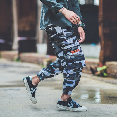 Pantalones Harem Cropped de Trabajo para Hombre - Image 18