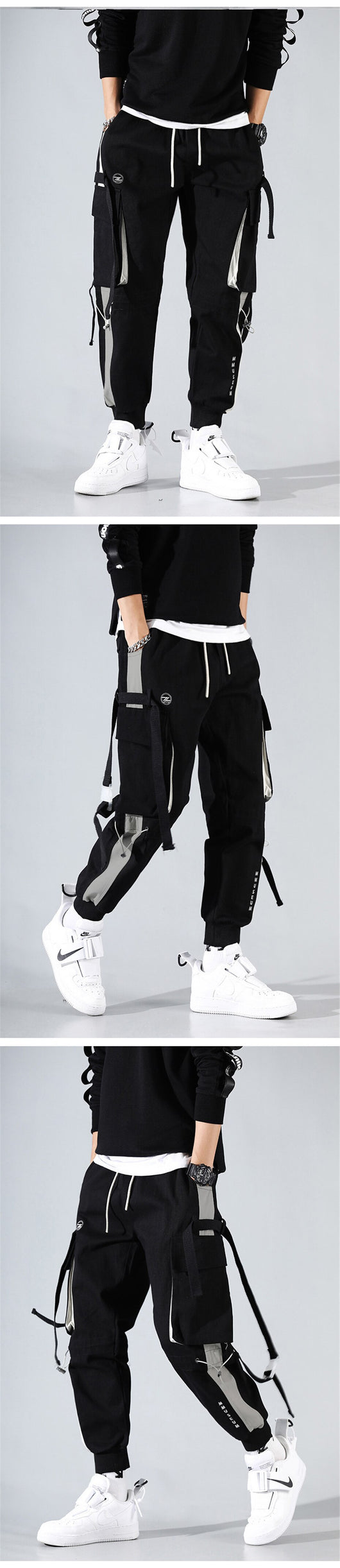 Pantalones Hip-Hop Sueltos de Moda Casual - Image 7