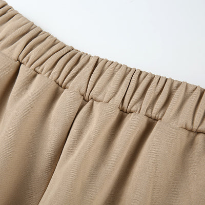 Pantalones Harem Casuales Reductores de Color Liso - Image 20