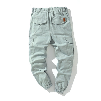 Pantalones deportivos de algodón con múltiples bolsillos - Image 8