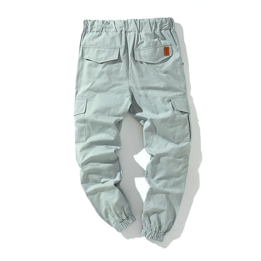 Pantalones deportivos de algodón con múltiples bolsillos - Image 8