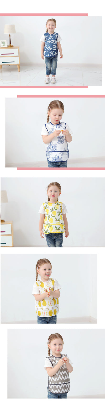 Babero Reversible Impermeable con Protección Frontal para Bebés - Image 21
