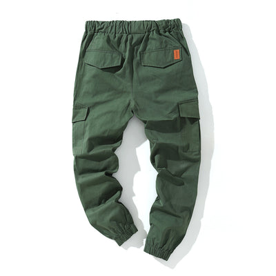 Pantalones deportivos de algodón con múltiples bolsillos - Image 12