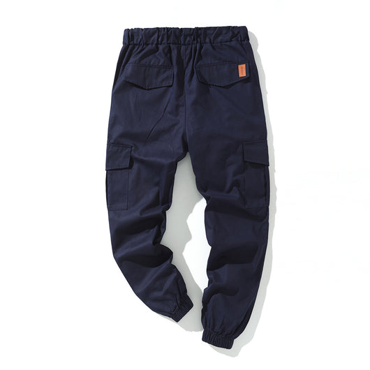 Pantalones deportivos de algodón con múltiples bolsillos - Image 14