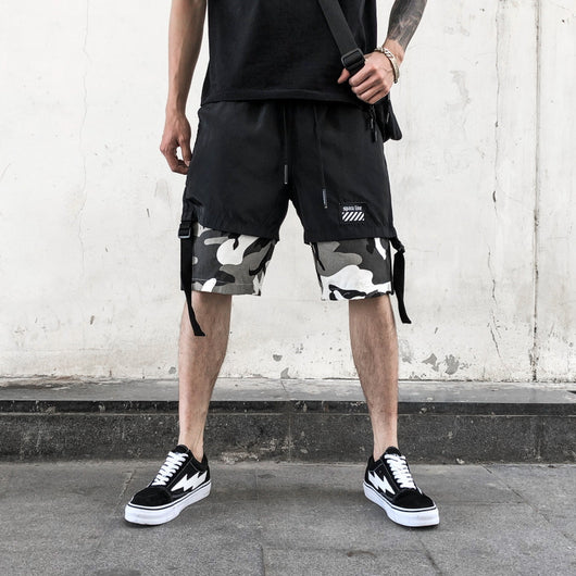 Shorts Holgados de Camuflaje para Hombre - Image 8