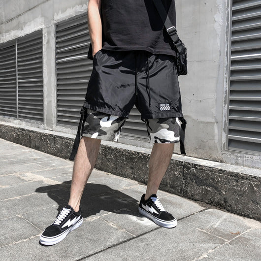 Shorts Holgados de Camuflaje para Hombre - Image 9