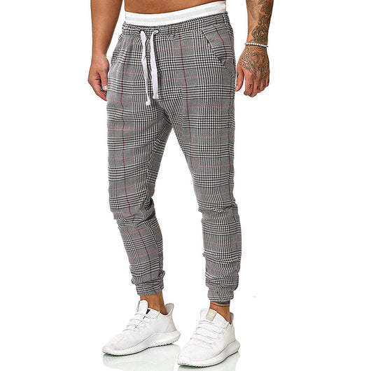 Pantalones Casuales a Cuadros - Comodidad y Estilo - Image 43