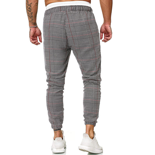Pantalones Casuales a Cuadros - Comodidad y Estilo - Image 45