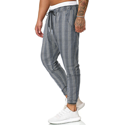 Pantalones Casuales a Cuadros - Comodidad y Estilo - Image 48