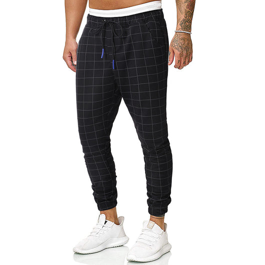 Pantalones Casuales a Cuadros - Comodidad y Estilo - Image 51
