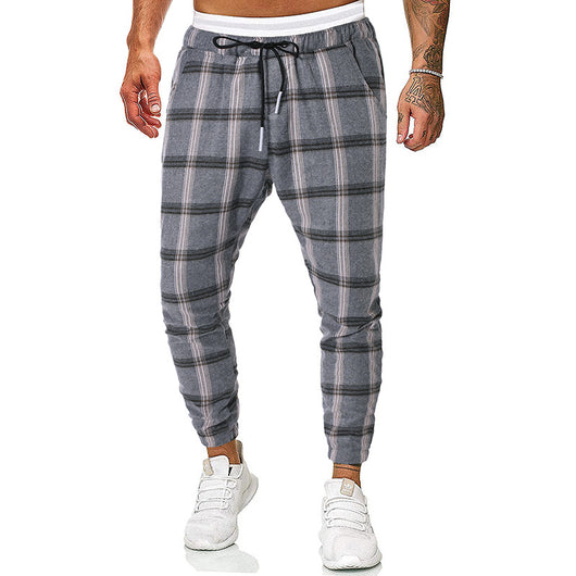 Pantalones Casuales a Cuadros - Comodidad y Estilo - Image 58