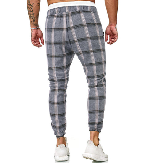 Pantalones Casuales a Cuadros - Comodidad y Estilo - Image 61