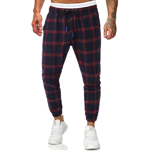 Pantalones Casuales a Cuadros - Comodidad y Estilo - Image 70