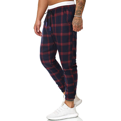 Pantalones Casuales a Cuadros - Comodidad y Estilo - Image 72