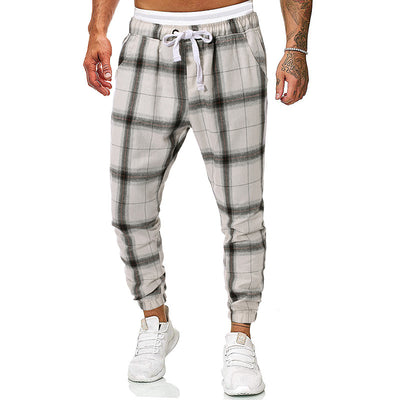 Pantalones Casuales a Cuadros - Comodidad y Estilo - Image 74