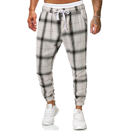 Pantalones Casuales a Cuadros - Comodidad y Estilo - Image 74