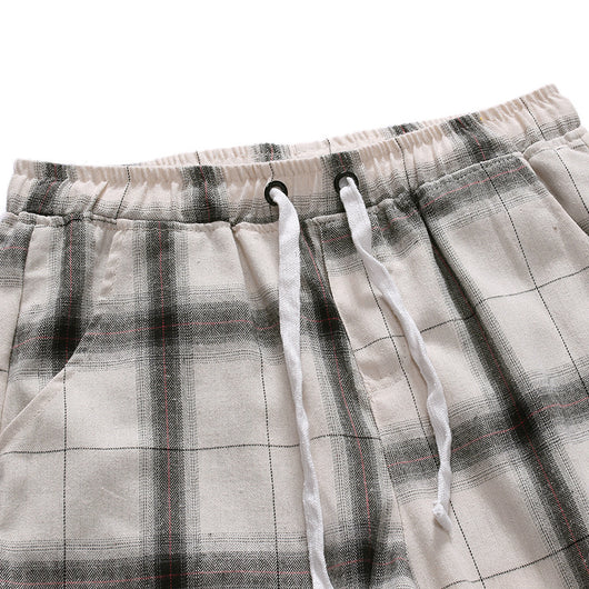 Pantalones Casuales a Cuadros - Comodidad y Estilo - Image 78
