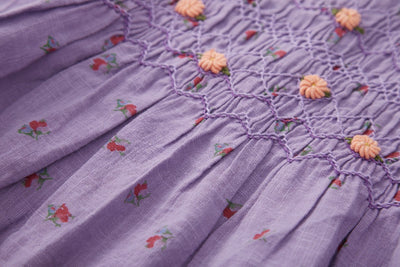 Blusa Baby Doll Púrpura para Niña - Confección Artesanal - Image 11