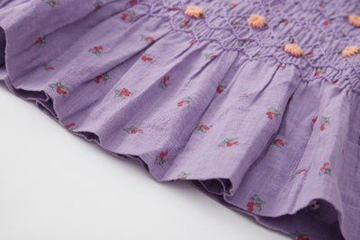 Blusa Baby Doll Púrpura para Niña - Confección Artesanal - Image 12