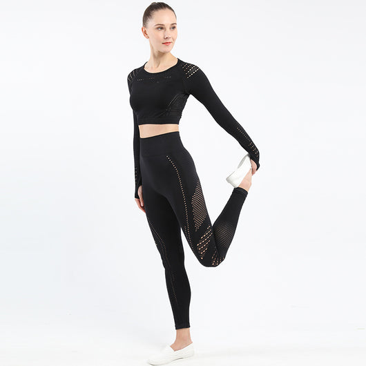 Conjunto de Yoga Manga Larga - Image 9