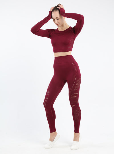 Conjunto de Yoga Manga Larga - Image 41