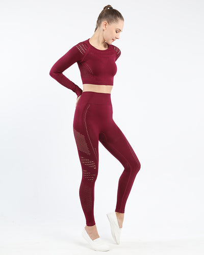 Conjunto de Yoga Manga Larga - Image 43