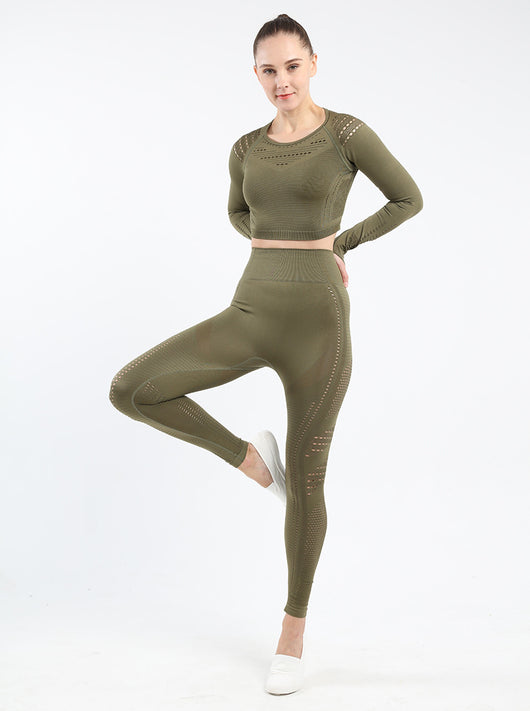Conjunto de Yoga Manga Larga - Image 46