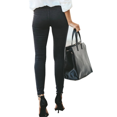 Pantalones Ajustados Elásticos para Mujer - Diseño Lápiz Moderno - Image 14