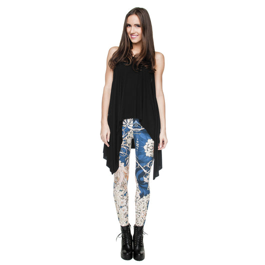Leggings Cortos de Cintura Alta Estampados para Mujer - Image 7