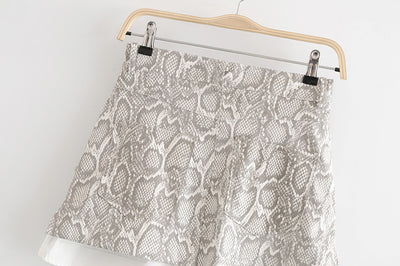 Falda A-Line con Patrón de Serpiente - Image 11