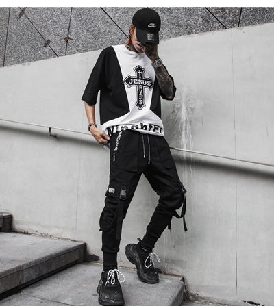 Pantalones Harem Casuales para Hombre - Estilo Urbano Trendy - Image 10