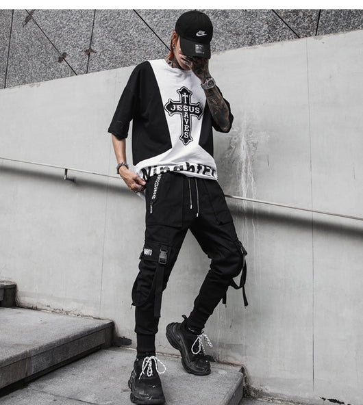 Pantalones Harem Casuales para Hombre - Estilo Urbano Trendy - Image 10