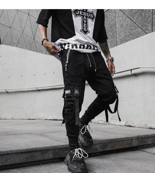 Pantalones Harem Casuales para Hombre - Estilo Urbano Trendy - Image 11