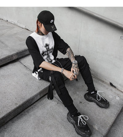 Pantalones Harem Casuales para Hombre - Estilo Urbano Trendy - Image 15