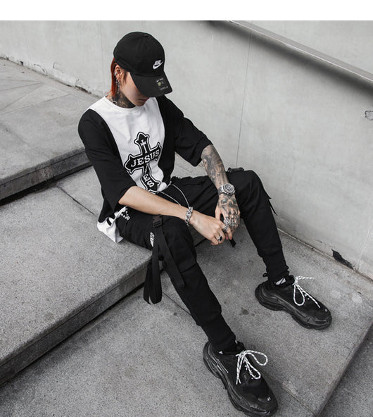 Pantalones Harem Casuales para Hombre - Estilo Urbano Trendy - Image 15