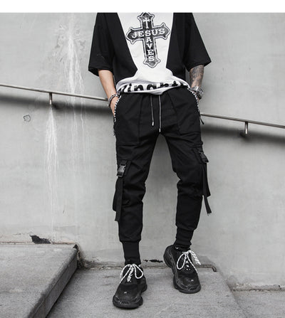 Pantalones Harem Casuales para Hombre - Estilo Urbano Trendy - Image 16
