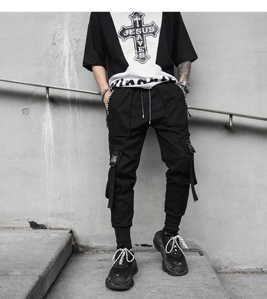 Pantalones Harem Casuales para Hombre - Estilo Urbano Trendy - Image 16