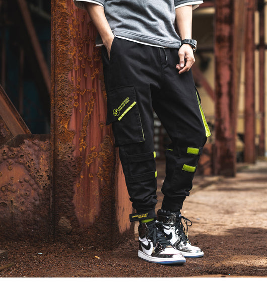 Pantalones deportivos con bolsillos múltiples para hombre - Image 3