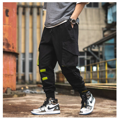 Pantalones deportivos con bolsillos múltiples para hombre - Image 7