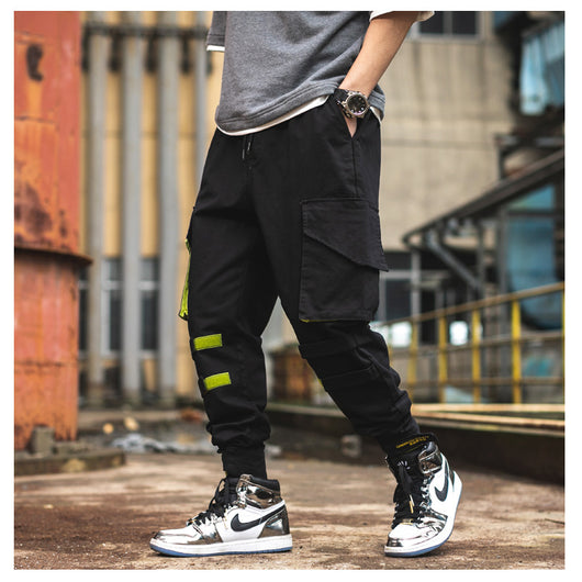 Pantalones deportivos con bolsillos múltiples para hombre - Image 7