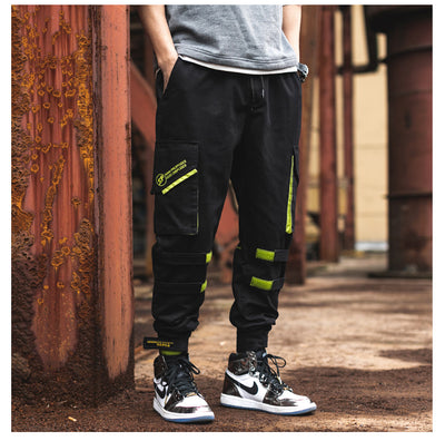 Pantalones deportivos con bolsillos múltiples para hombre - Image 8