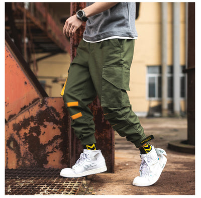 Pantalones deportivos con bolsillos múltiples para hombre - Image 13
