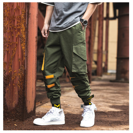 Pantalones deportivos con bolsillos múltiples para hombre - Image 14