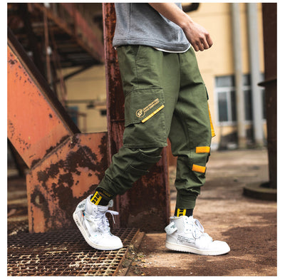 Pantalones deportivos con bolsillos múltiples para hombre - Image 16
