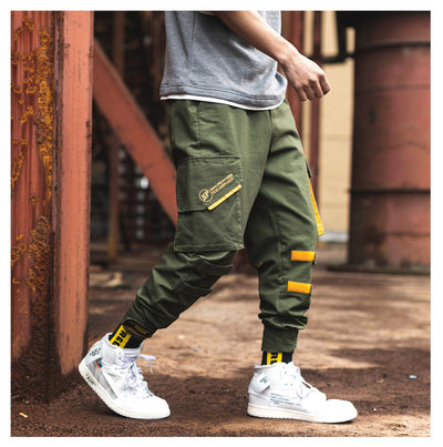 Pantalones deportivos con bolsillos múltiples para hombre - Image 19