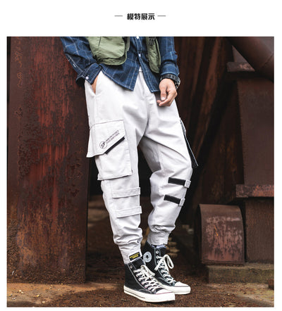 Pantalones deportivos con bolsillos múltiples para hombre - Image 20