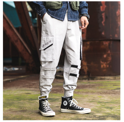 Pantalones deportivos con bolsillos múltiples para hombre - Image 22